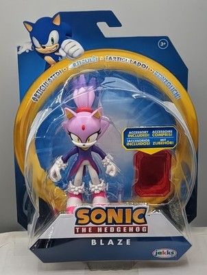 Sonic the Hedgehog Blaze the Cat 4 inch Figure & Sol Emerald | eBay