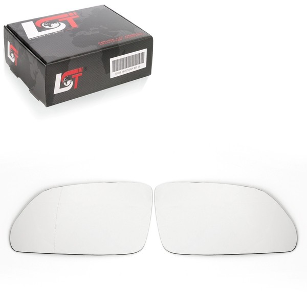 2X Seitenspiegel Glas AsphäRisch Konvex Zum Kleben FüR VW Polo 9N 2005-2010-image