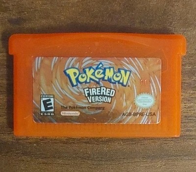 Pokemon FireRed (GBA) GAME ONLY, AUTHENTIC, TESTED WORKING
