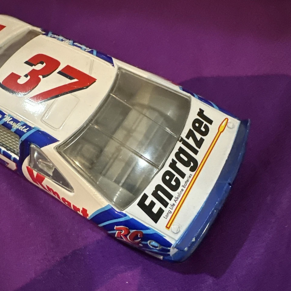 Jeremy Mayfield #37 Kmart RC 1995 NASCAR 福特 Thunderbird 1/24 压铸赛车 — 第 3/4 张图片