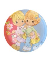 Vtg Precious Moments 8" Gibson Melamine Plate Still Has Label Great Condition