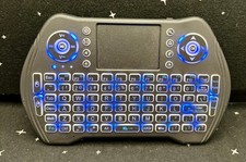 Mini Wireless Keyboard Remote Control W/Touchpad Mouse Combo Backlit 2.4 GHz 6"