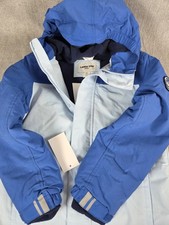Lands End Parka The Squall Boys L Insulated Hood Ski Snow Grow A Long Blue NEW