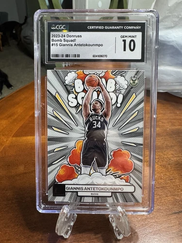 2022-23 Panini Donruss - Bomb Squad #5 Giannis Antetokounmpo CGC 10
