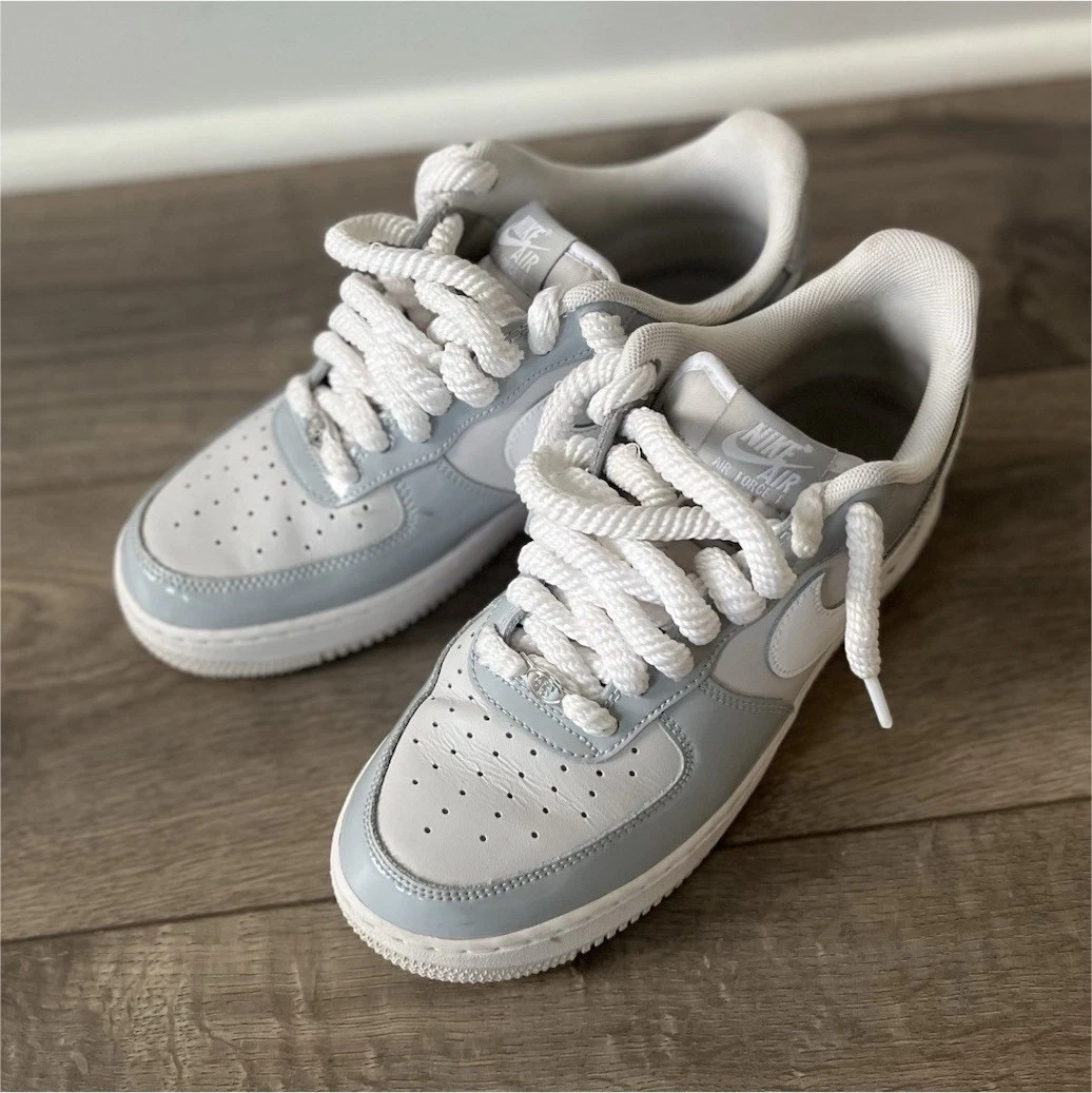 Nike Air Force 1 '07 White Grey Sole | eBay