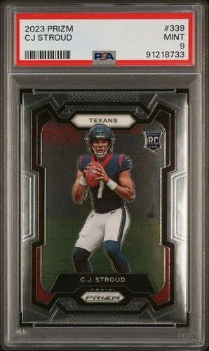 2023 Panini Prizm #339 CJ Stroud Rookie PSA 9 Mint