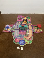 Pound Puppies Galoob Van Bus Circus Playground Fold Out Play Set Vintage 1995