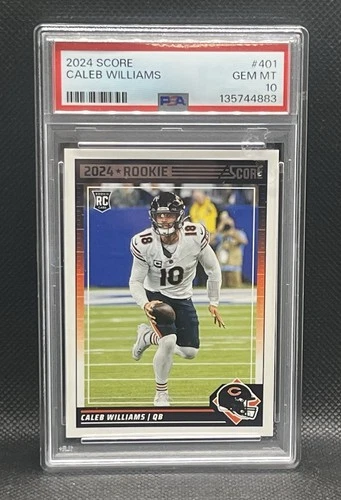 2024 Score Mystery RC Redemption Caleb Williams #401 PSA 10