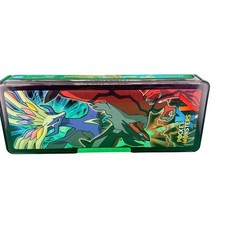 Pokemon X Y Xerneas Yveltal Hard Pencil Case Made in Japan Vintage School Box