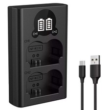 Built-in Power Progress Bar NP-W235 Battery Charger for Fujifilm 8.4V