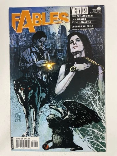 Fables 1 Alex Maleev Variant VF Very Fine 8.0 Vertigo DC Comics 2002