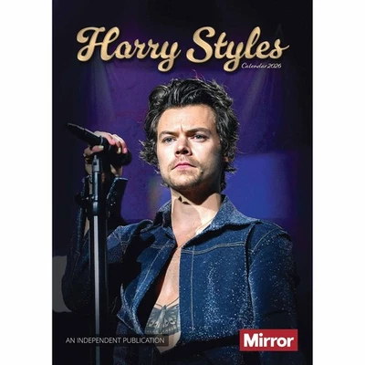PILLAR BOX RED Harry Styles A3 Calendar 2026 - Entertainment - Month To View