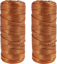 2 Stück100M Bronzedraht mit metallischem Glanz, 1,5 mm Bronzedraht Kordel zum Ba