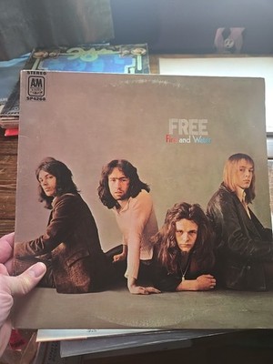 Free    Fire And Water 1970 A&M SP-4268 Jacket  Vinyl  All Right Now VG+
