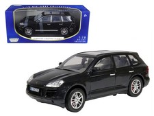 Motormax 73179BK 1/18 2008 Porsche Cayenne Turbo Metallic Black