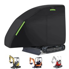 Waterproof Full Cover For Mini Digger Excavator Breathable Dust Rain Resistant