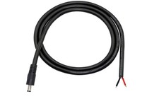 DC Power Pigtails Cable 5.5mm x 2.5mm Male Plug Bare Wire 16 AWG 3FT/1m