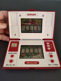 Nintendo Game & Watch Blackjack BJ-60 Handheld Game - 1985 - Read Description
