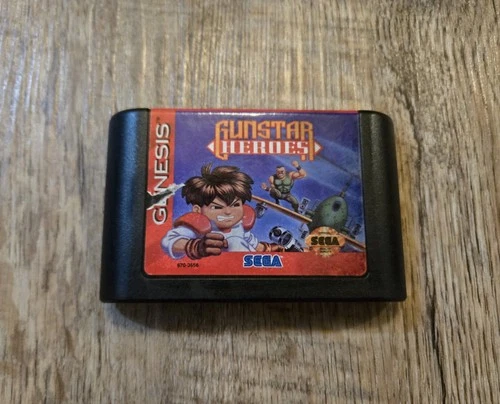 Gunstar Heroes (Sega Genesis) Cart Only! Authentic! Tested! US Version!