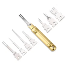 Terminal Pin Removal Tool Kit ，Electrical Pin Extractor Tool, Terminal Remova...