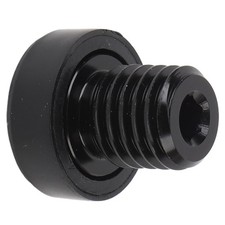 Billiard Cue Back Plug Screw Aluminum Alloy Rubber Sleeve Snooker Pool Cue