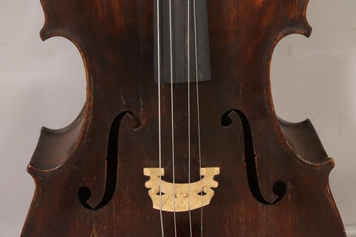Altes Musikinstrument Cello mit Zettel datiert 1770 (MVL3907) - Bild 5 von 16