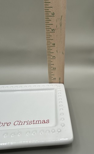 Mud Pie "Twas The Bite Before Christmas" Serving Platter 12" x 5" - Picture 7 of 7