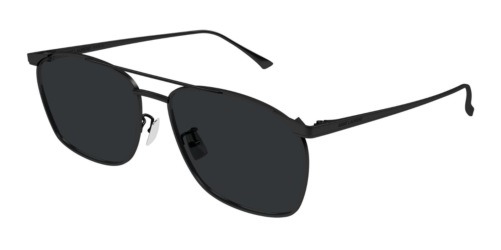 Occhiali da sole Saint Laurent SL 796 VINCENT semimatte nero grigio scuro (003)