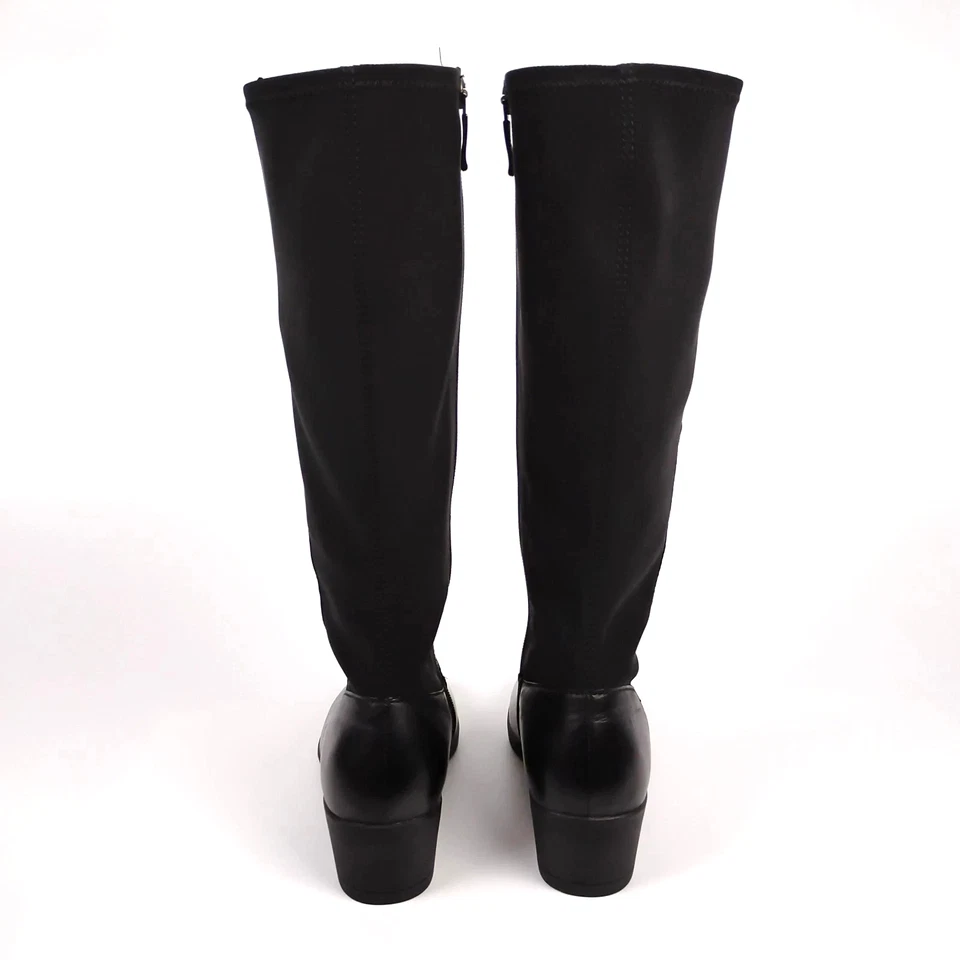 Dansko Tall Boots Womens 36 Celestine Black Burnished Nubuck Leather US 5.5-6 - Image 4 of 4