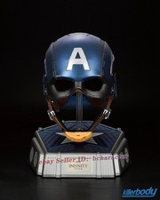 Casco de Capitán América portátil coleccionable 1:1 con base de altavoz Bluetooth