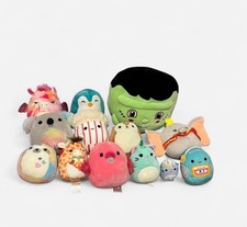 Squishmallow Collection Mixed Sizes Lot of 13 Plush Stuffed Animal Toys