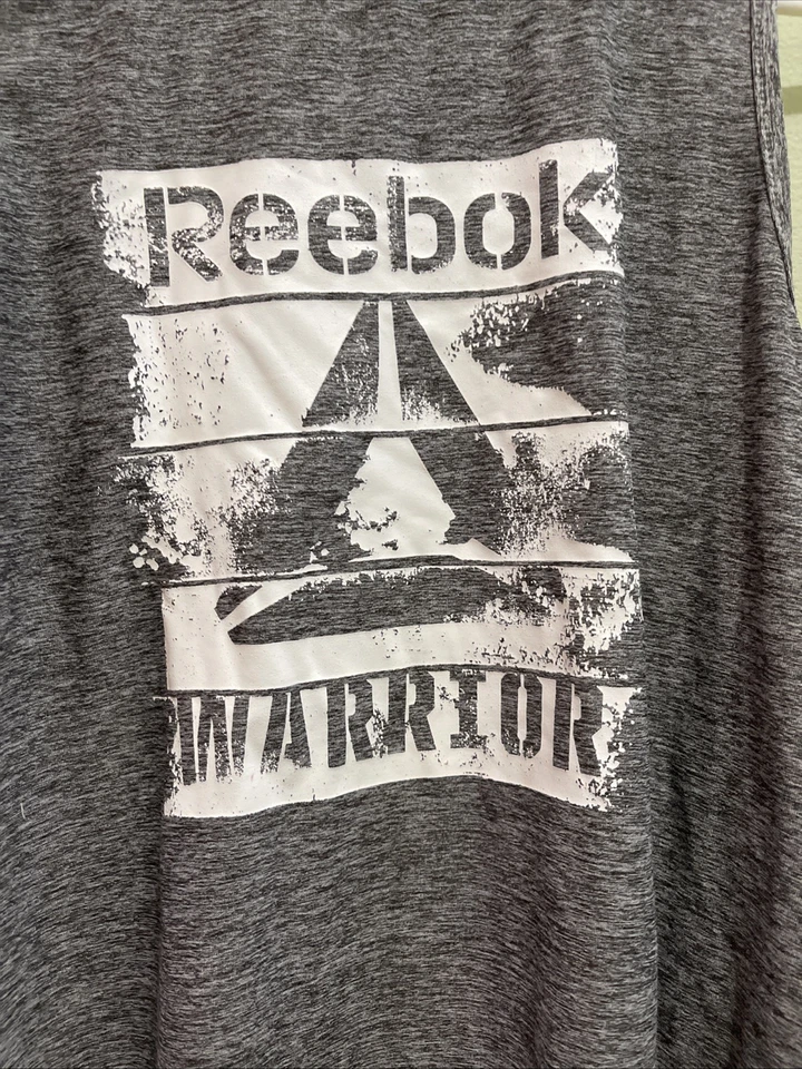 Camiseta sin mangas Reebok Warriors para mujer talla mediana nueva sin etiquetas gris Foto 3 de 4