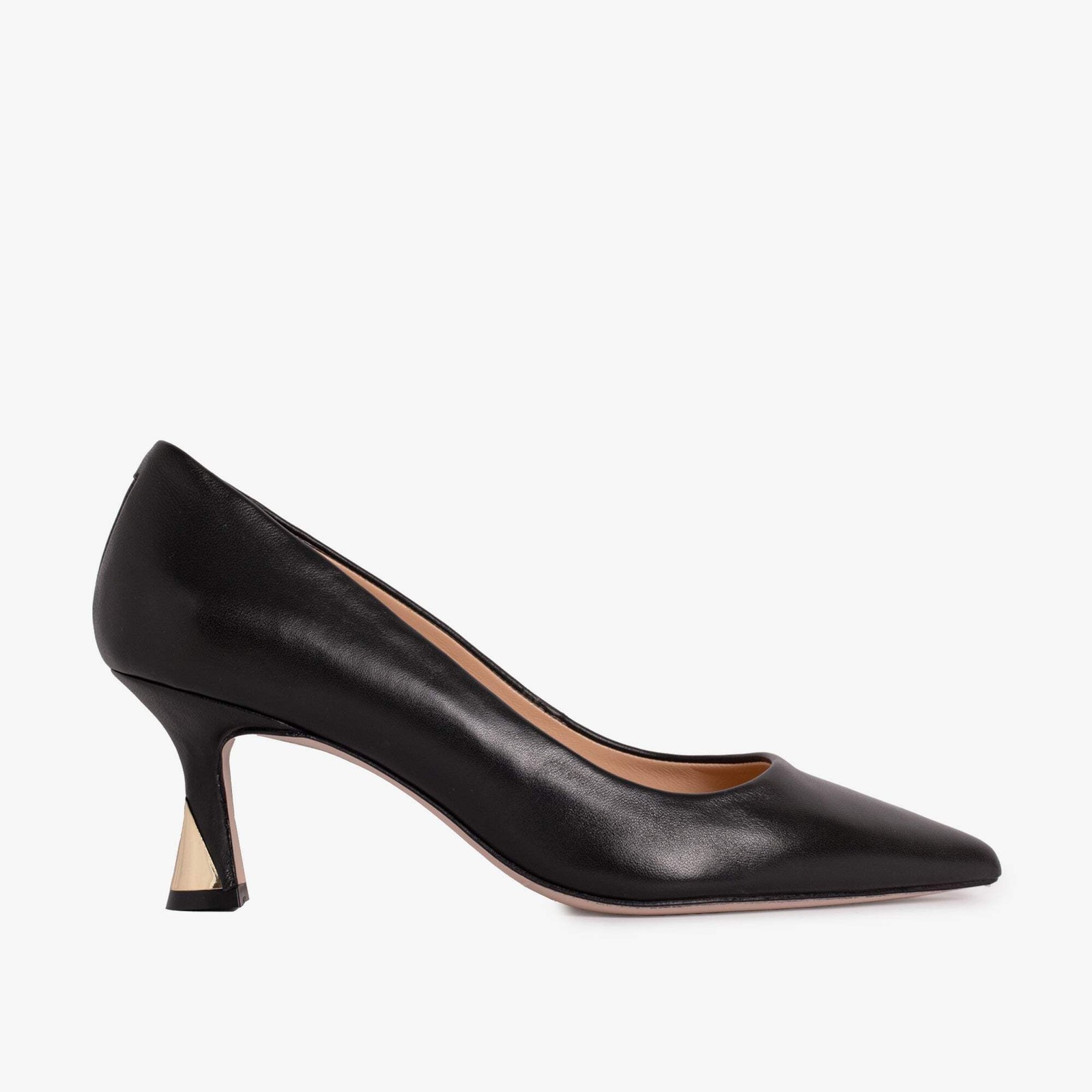 Vinci The Brunello Black Leather Pump Women Shoes