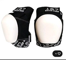 187 Killer Pads - Pro Knee Pad - Black/White - Large - New
