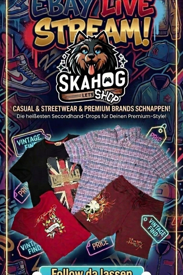 Secondhand Street und Casualwear Shopping im Skahog-Shop