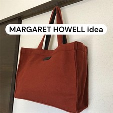Margaret Howell Idea Tote Bag A4 Felt Wool Terracotta Women Rare Model LImited E