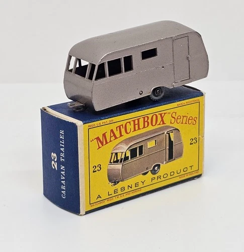 Matchbox Lesney – 23c   Bluebird Dauphine Caravan   1960   (#243)