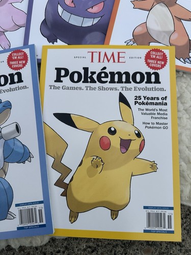 2025 Time Magazine POKEMON GAMES Shows EVOLUTION 6 Covers SPECIAL EDITION! - Picture 5 of 6