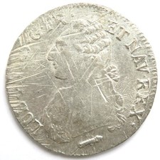 R3353 Ecu 1782 Perpignan, Frankreich, Ludwig xvi. (1774-1792)