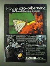 1981 Canon A-1 Camera Advertisement - Hexa-Photo-Cybernetic