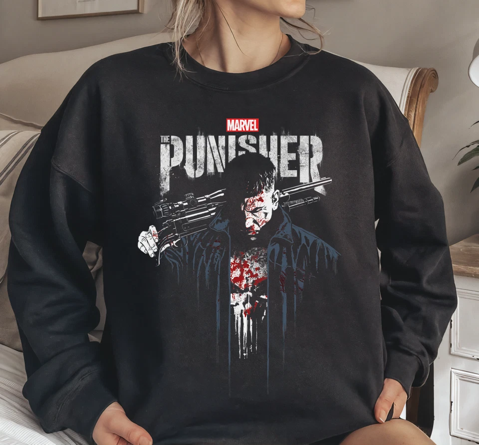Marvel The Punisher Frank Castle Vigilante Unisex Camiseta Niño Camisa 111051 - Imagen 2 de 4