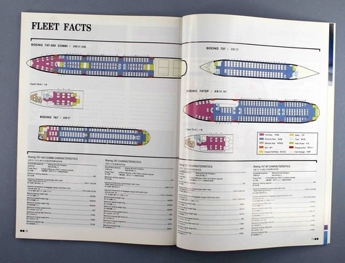 AIR CHINA AIRLINE INFLIGHT MAGAZINE JULY 1989 BOEING 747SP 747 737 767 SEAT MAPS - Picture 6 of 9