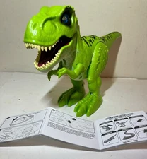 T-Rex Real Life Robotic Electronic  Walking  Roaring Bighting 12”Dinosaur Zuru