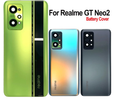 Für Realme GT Neo2 Back Gehäuse Backcover mit Kamera Len Akku Ersatz