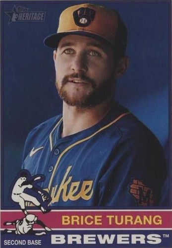 topps pristine 2025 autographs brice turang autograph milwaukee 