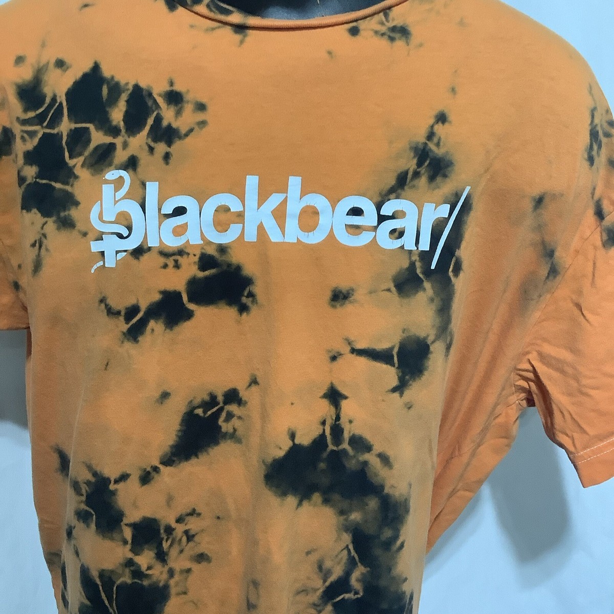 Black Orange Tie Dye Blackbear Vakate T-shirt Tee Medium - Main Image