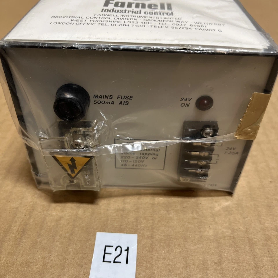 Nueva Fuente de Alimentación Industrial Farnell Modelo ICD24/1 Garantía 🇺🇸 Foto 2 de 4