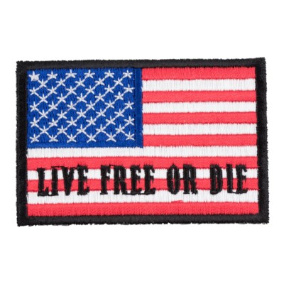 Live Free Or Die American Flag Patch U S Flag Patches Ebay