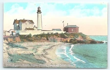 Postcard Pigeon Point Lighthouse Coast of California