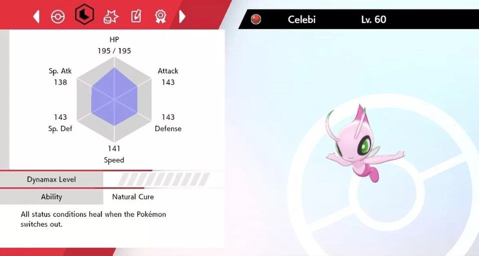 Pokemon Sword And Shield | ✨ SHINY CELEBI ✨MOVIE EXCLUSIVE • UNTOUCHED ✨ - Image 3 of 4